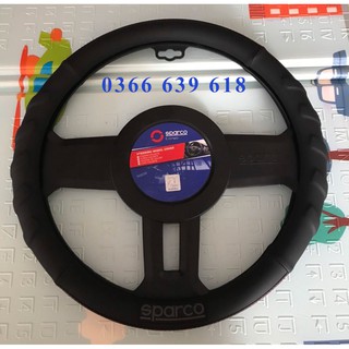 Bọc vô lăng sparco chính hãng cao cấp-1117bk