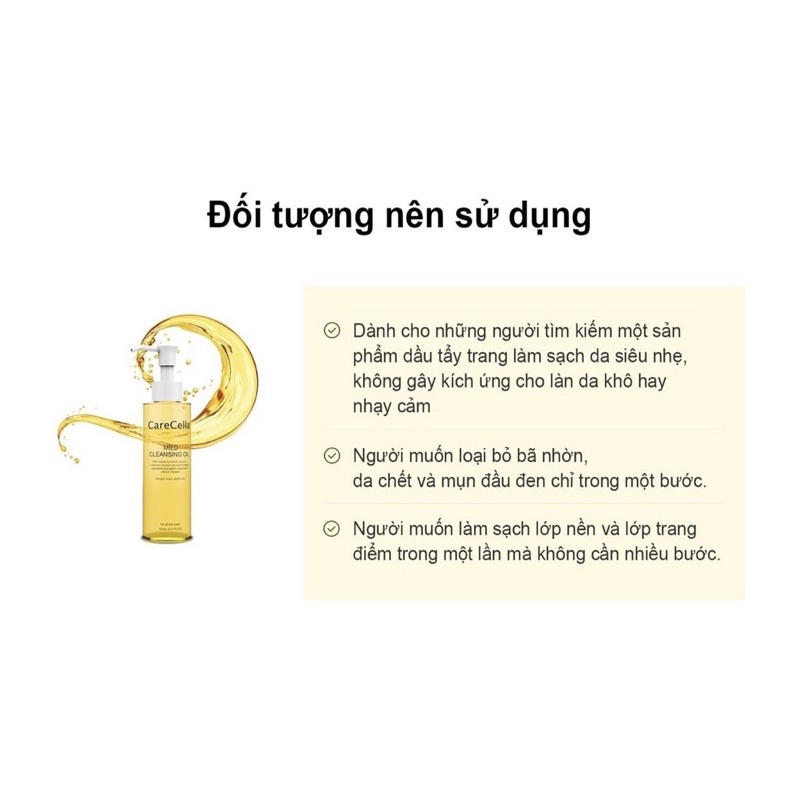 Dầu tẩy trang CareCella Mild / CareCella Mild Cleansing Oil 150ml