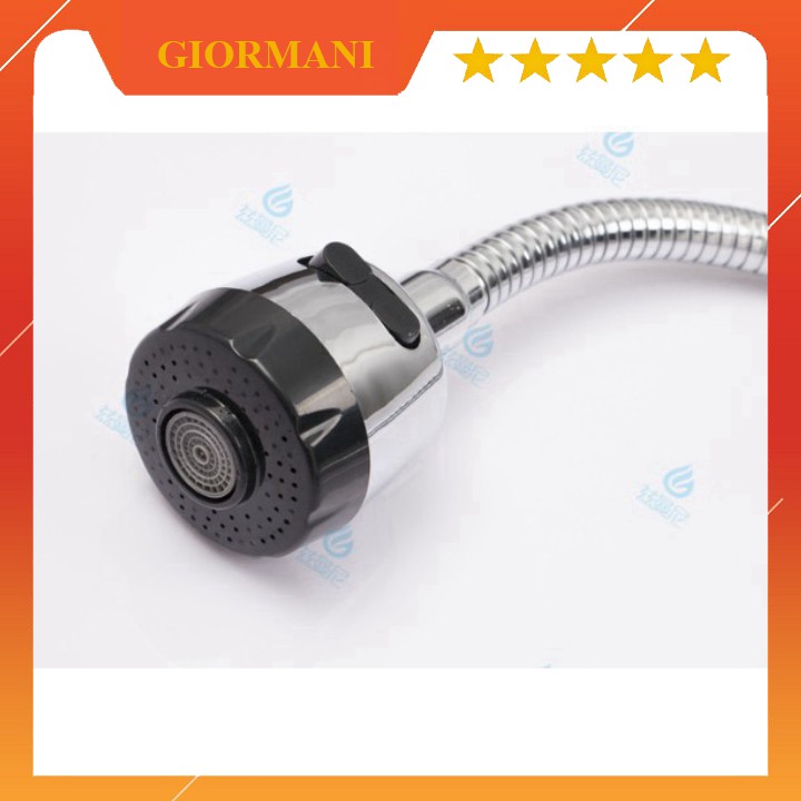 Vòi rửa bát nóng lạnh cao cấp Giormani 2 chế độ nước VRB 08 tặng đôi dây cấp inox