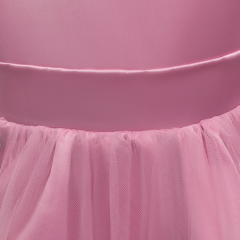 Đầm dự tiệc MQATZ hở lưng đính nơ xinh xắn cho bé gái 4-14 tuổi