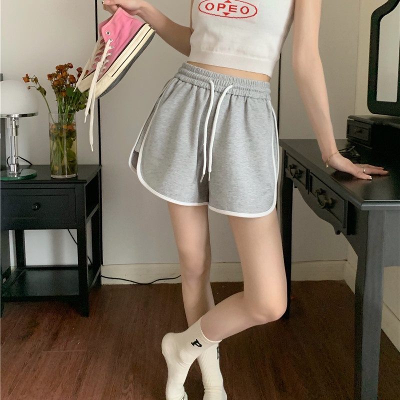 SUXI Quần Short Thể Thao Ống Rộng Thời Trang Mùa Hè Cho Nữ