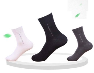 COMBO 5 ĐÔI TẤT NAM SỢI TRE CAO CỔ