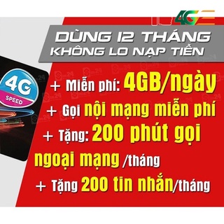 Sim 4g Vinaphone gói VD149 dùng 1 năm không nạp thẻ thả ga data không giới hạn đã kích hoạt