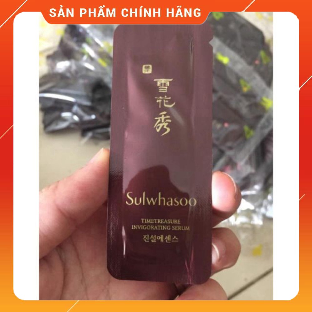 Gói Sample Tinh Chất Chống Lão Hóa Tái Tạo Da Thông Đỏ - Sulwhasoo Timetreasure Renovating Serum