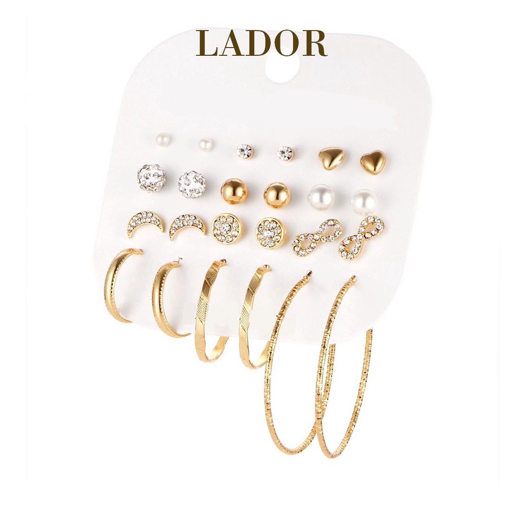 Bông tai bộ Vie Lador Accessories D'or Earrings E133