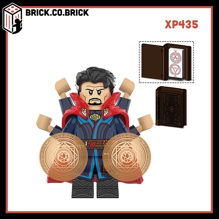 Doctor Strange Đa Vũ Trụ Hỗn Loạn Mẫu 4 Tay Cực Hot Đồ chơi Lắp ráp Siêu Anh Hùng Marvel Bác Sĩ Strange KT1057