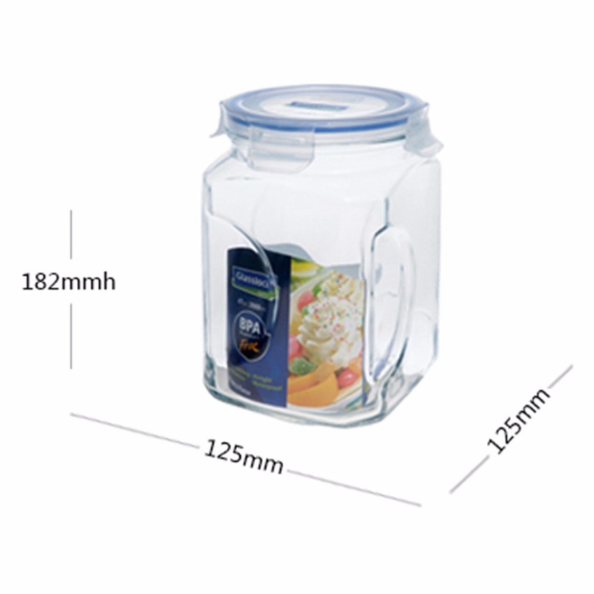 Hũ đựng thủy tinh GLASSLOCK 2000ml IP592