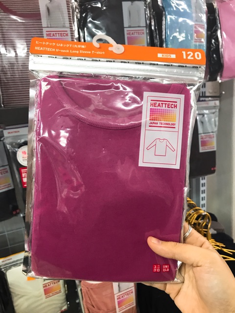 Áo giữ nhiệt heattech Uniqlo trẻ em