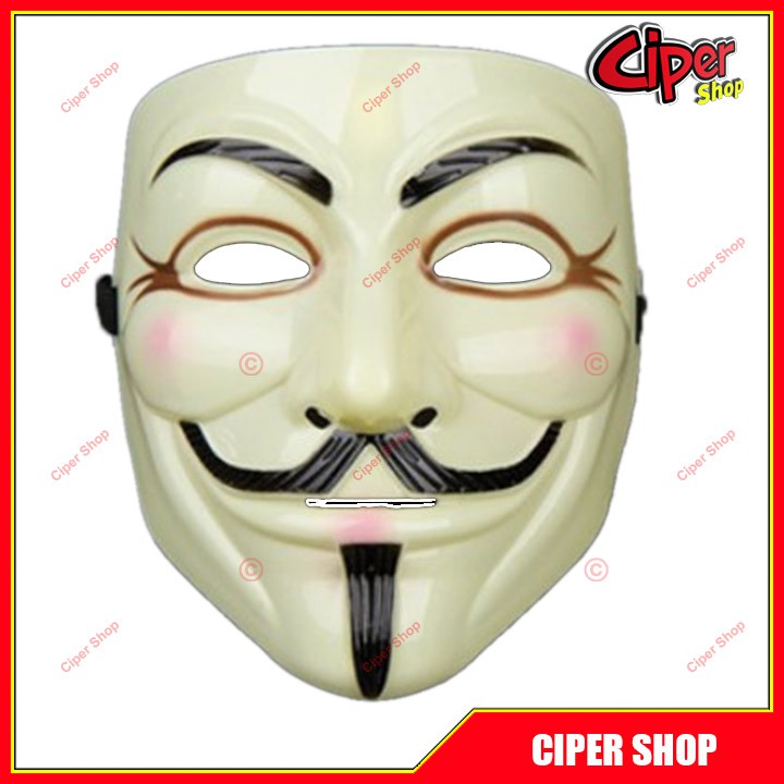 Mặt nạ hacker Anonymous có kẻ mắt màu vàng