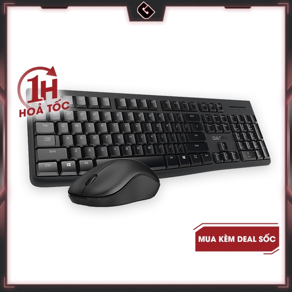 Bàn Phím Và Chuột Không Dây Dareu MK188G - Hàng Chính Hãng
