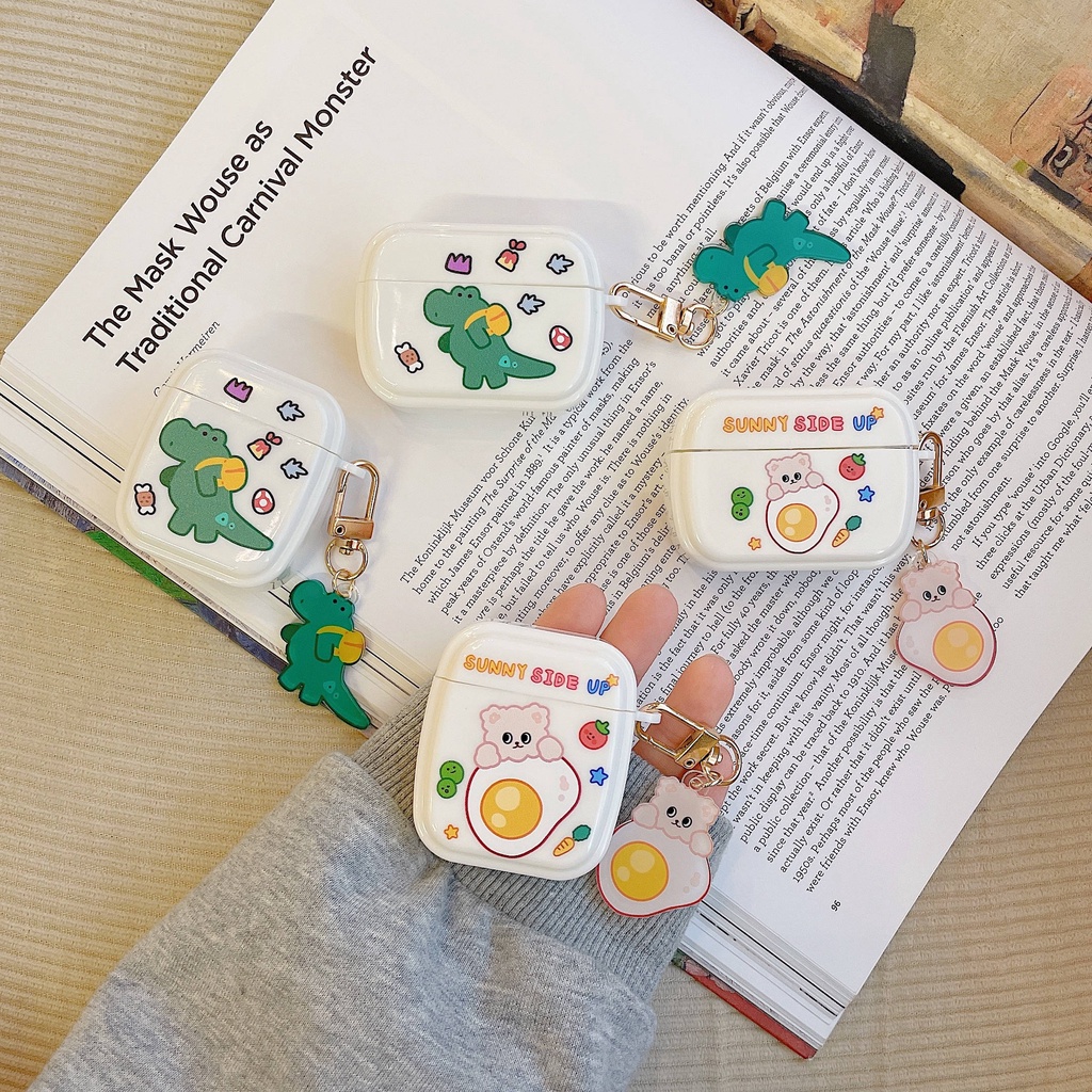 Vỏ Bảo Vệ Hộp Sạc Tai Nghe compatible AirPods 2 Pro/ 3 Pro Họa Tiết Độc Đáo Thời Trang