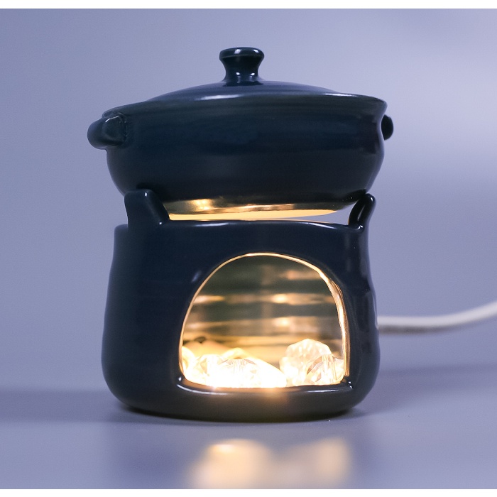 Đèn bàn gốm bếp đơn MN008, Đèn ngủ mini Vietmake