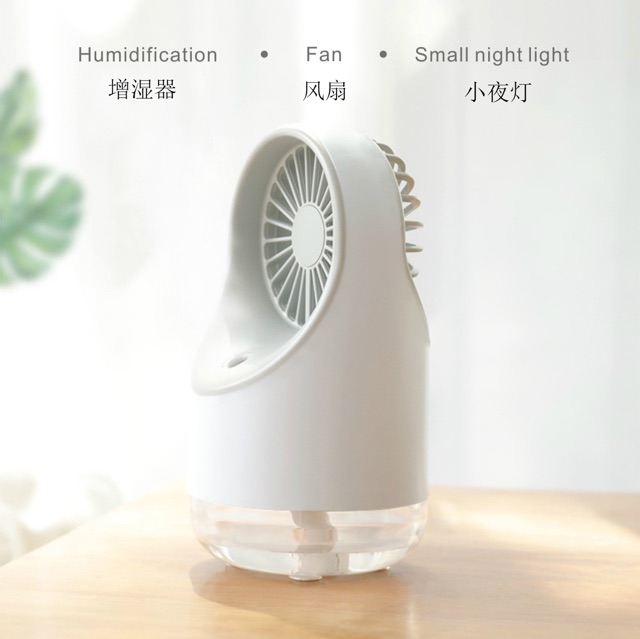 Quạt mini phun sương 3 tốc độ spray FAN chính hãng