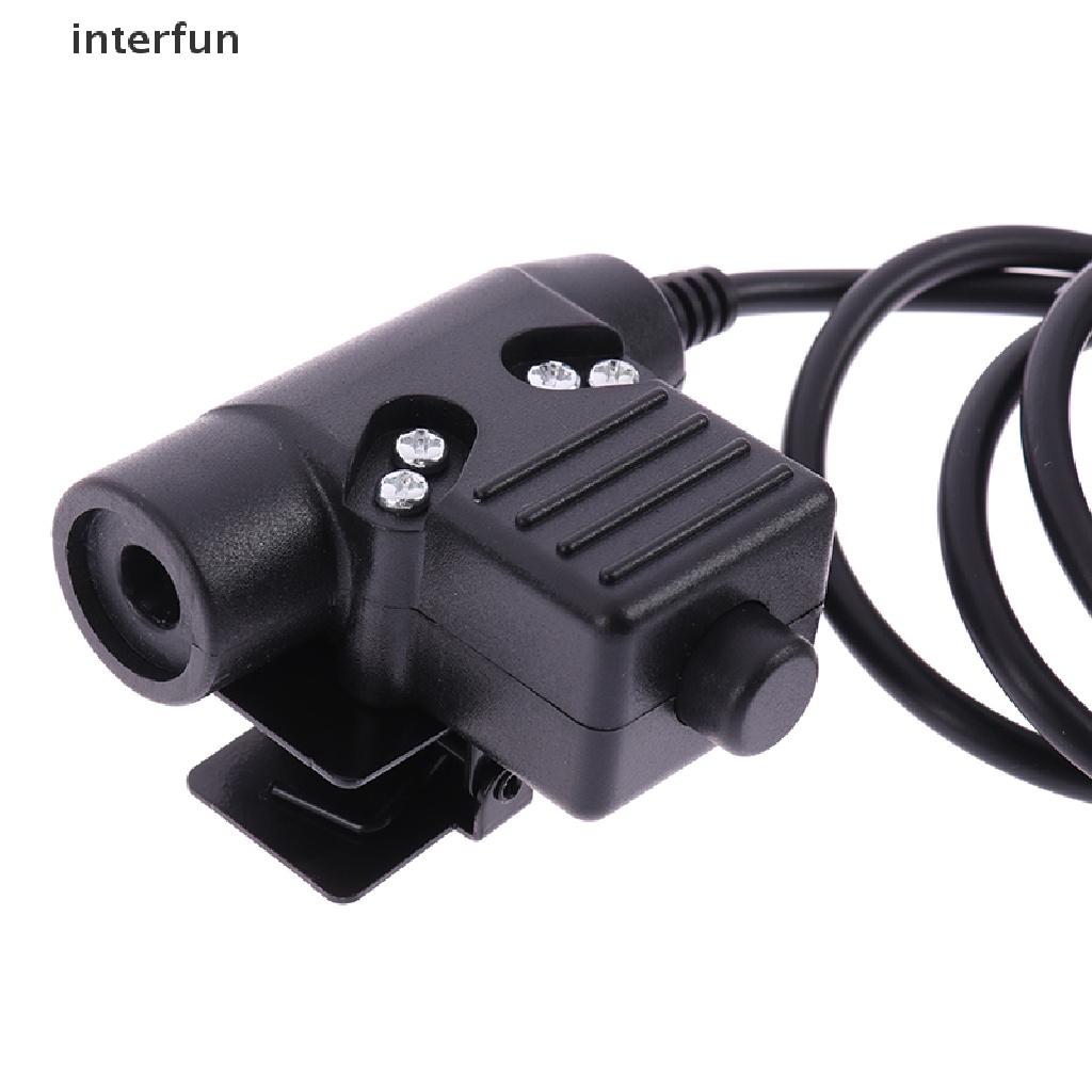 Tai Nghe Chiến Thuật Z-TAC U94 PTT Dùng Cho Kenwood 2 Pin Màu Đen