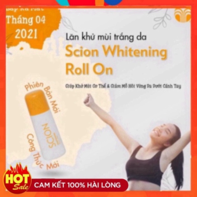 Lăn khử mùi NuSkin Scion Pure White Roll - Chính Hãng - MAT