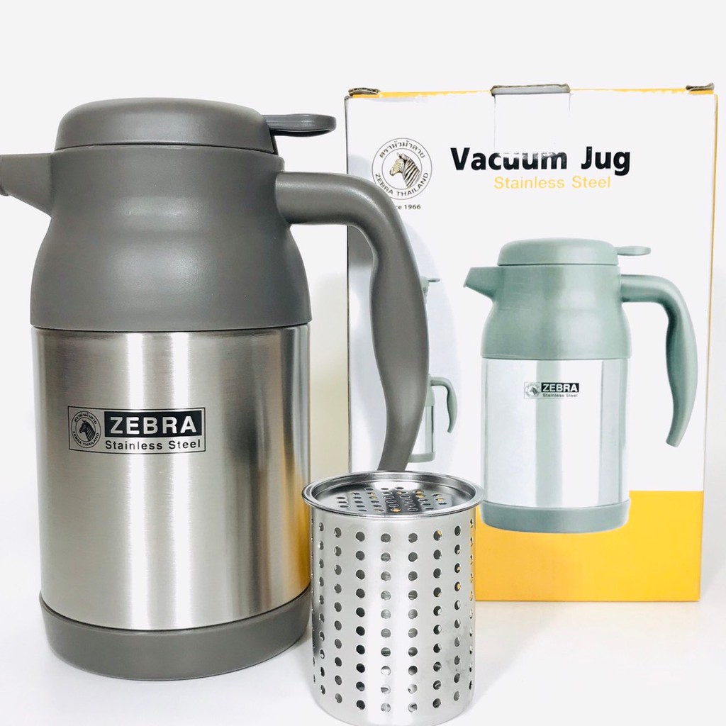 Bình Giữ Nhiệt Inox Zebra Có Vòi Rót,Lọc Trà 1200ml-112933