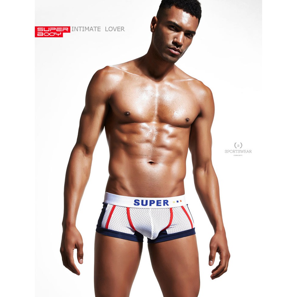 Quần lót nam boxer Super 3 màu Sportswear Concept co giãn thoải mái khô thoáng và thời trang nam tính