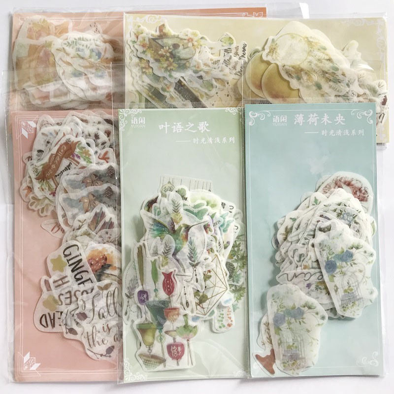 Gói 60 sticker giấy SG6006 Gachini