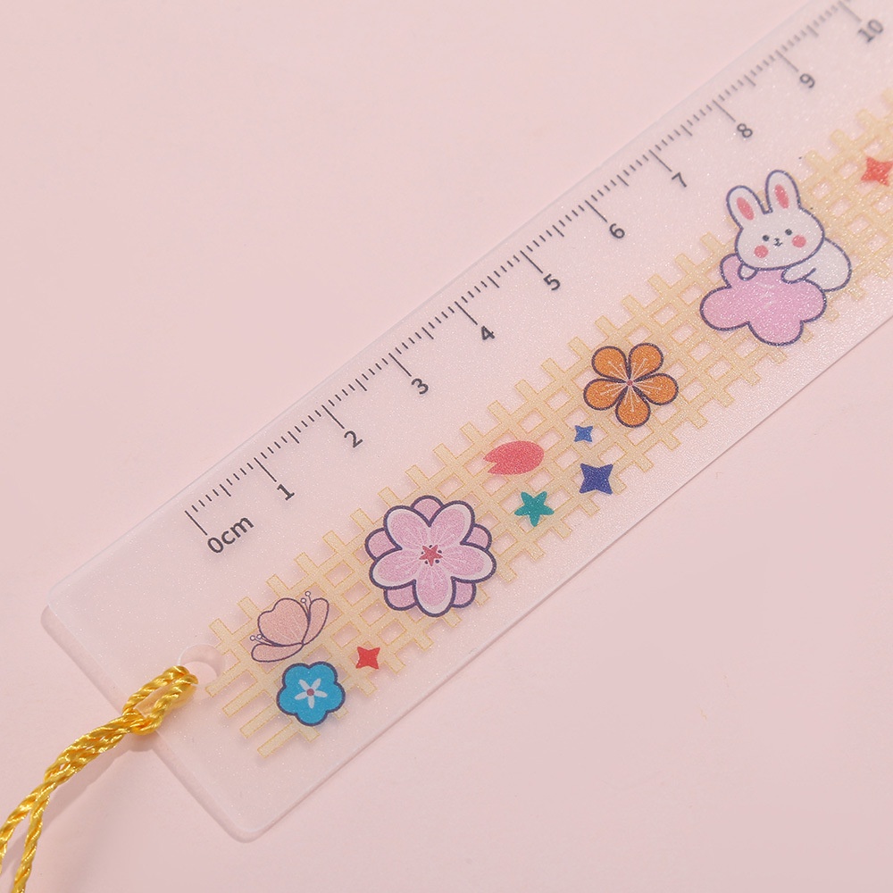 1 Thước Đánh Dấu Sách Hình Thỏ Dễ Thương Sáng Tạo