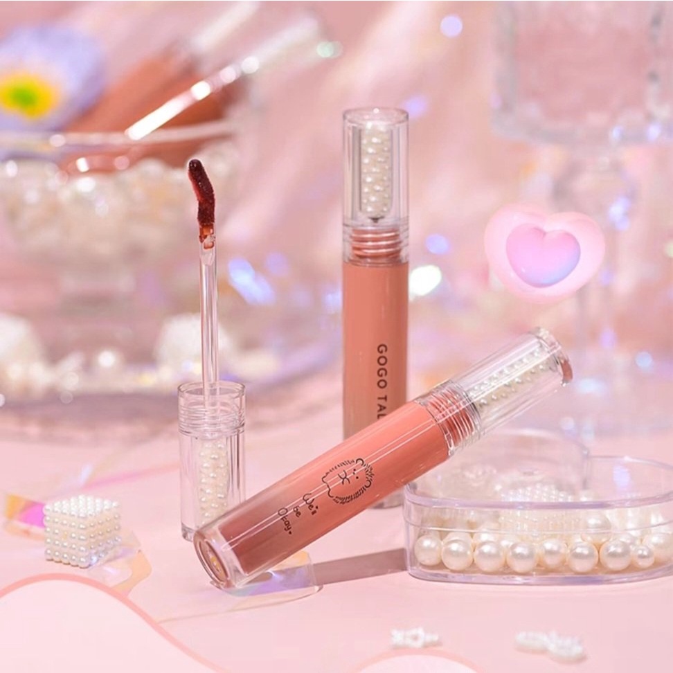 Son kem bóng nhím GOGO TALES căng mọng nhẹ môi Coloured Glaze Mirror Light Lip Glaze Gogotales GT371 GOGO110