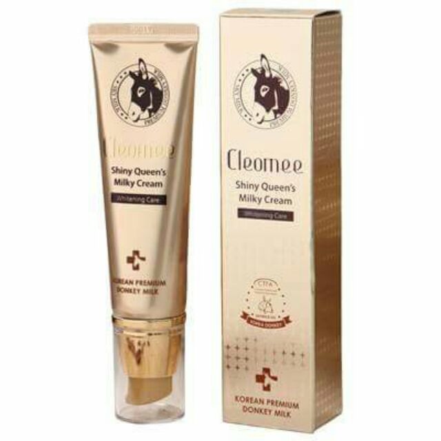 Kem Dưỡng Trắng Da Sữa Lừa Cleomee Shiny Queen's Milky Cream