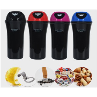 Thùng rác mini trên ô tô – có nắp, có thể treo