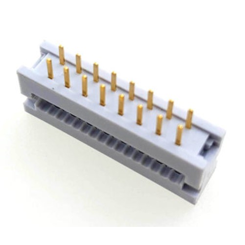 FD 2.54mm Đầu bấm cáp IDE chân cắm hàn mạch chân đồng mạ vàng 3U, đầu bấm cáp đồng mạ thiếc NEXTRON 10P-34P
