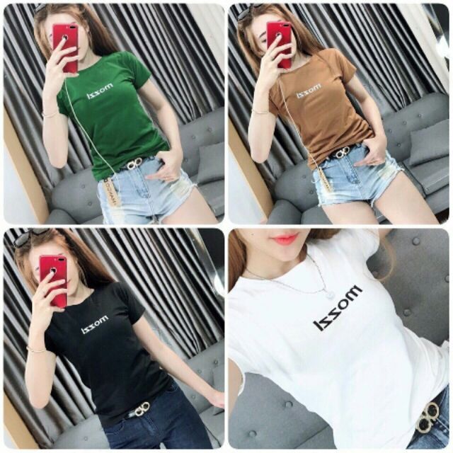 Áo thun Thái thêu chữ Mozzi