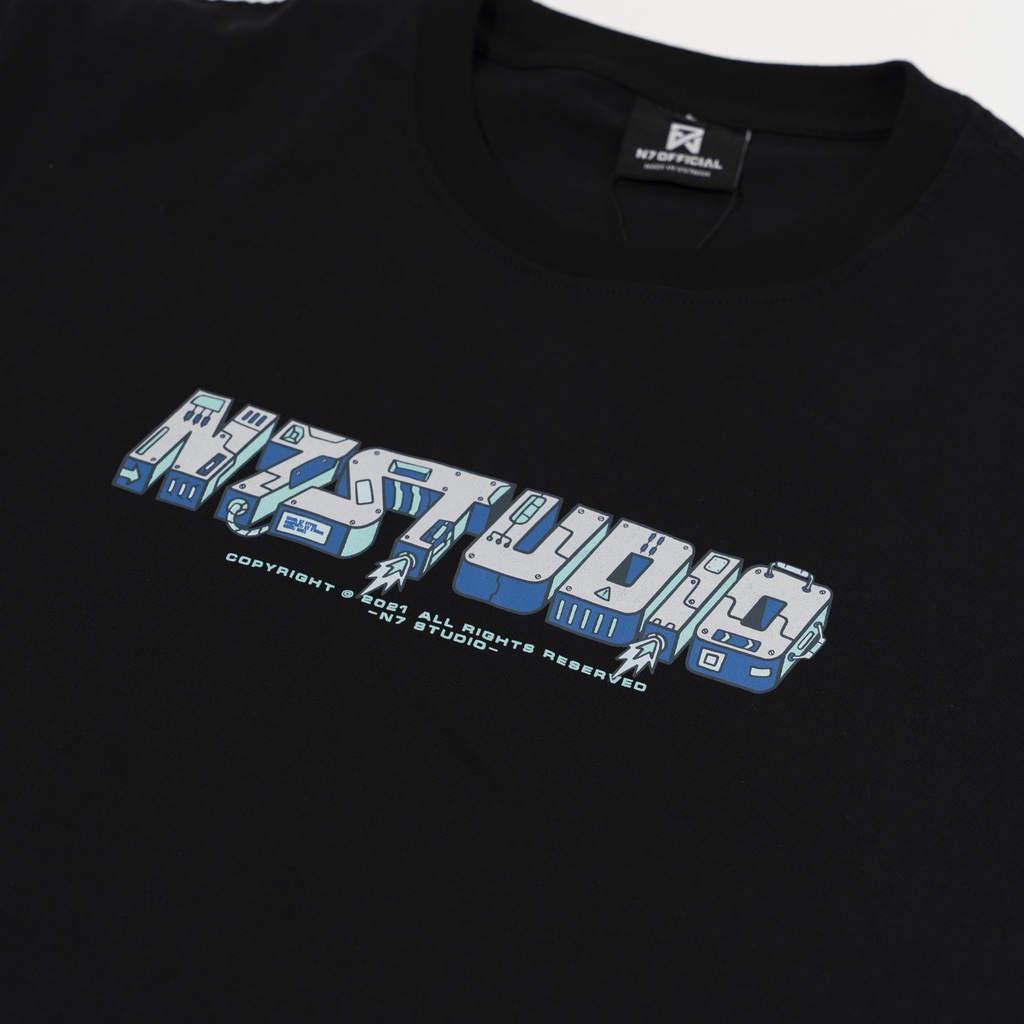 Áo thun unisex N7 Cyber phông tay lỡ nam nữ form rộng Local Brand