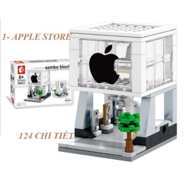 Ghép hình lego các thương hiệu nổi tiếng loại to