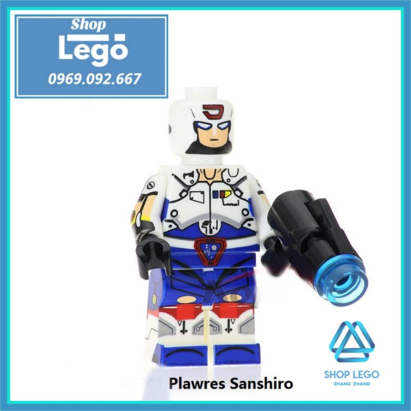 Xếp hình siêu robot Plawres Sanshiro trong truyện tranh Lego Minifigures Kopf KF431