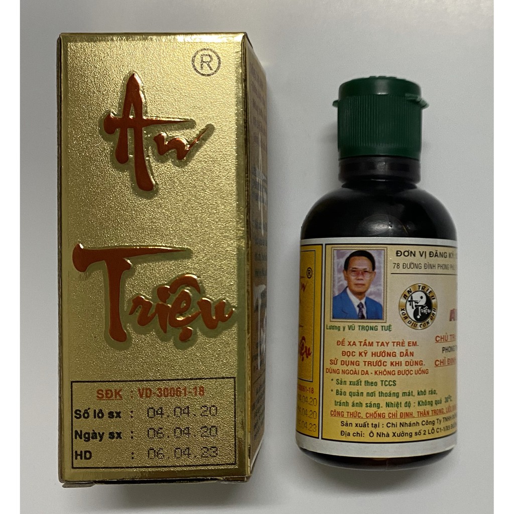 Cồn xoa bóp đa dụng An Triệu chai nhựa 60ml - XOA DỊU MỌI CƠN ĐAU