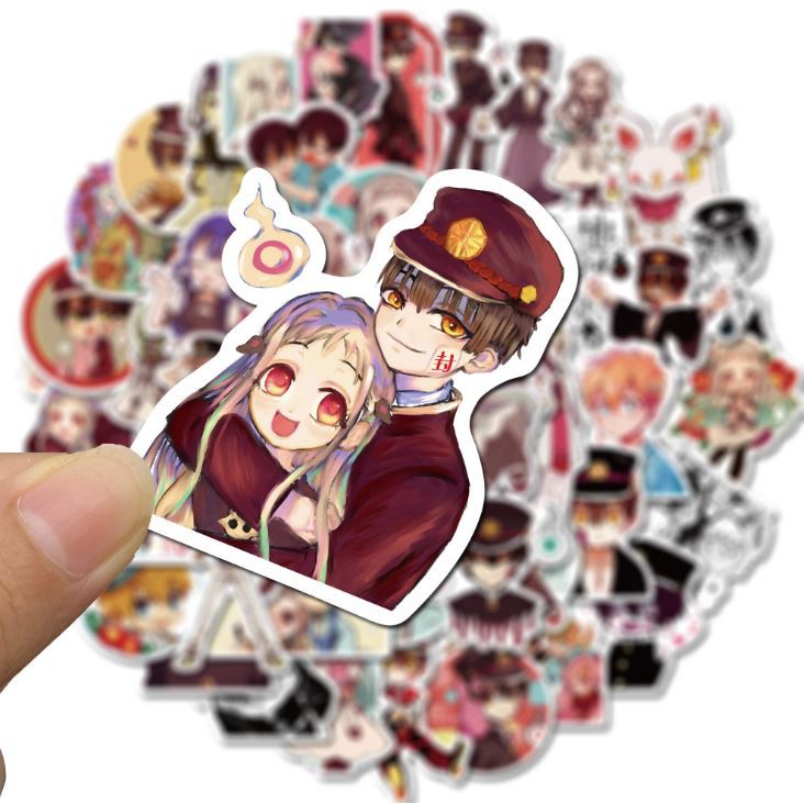 Sticker ANIME NHẬT BẢN nhựa PVC không thấm nước, dán nón bảo hiểm, laptop, điện thoại, Vali, xe, Cực COOL #76