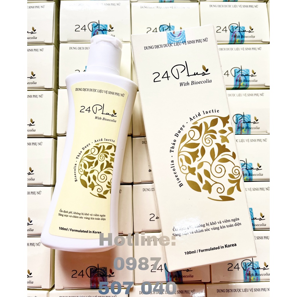 Dung Dịch Dược Liệu Vệ Sinh Phụ Nữ 24 Plus 100ml