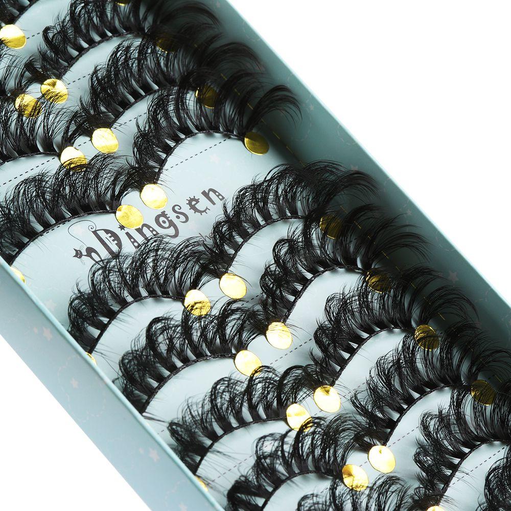 Set 10 Cặp Lông Mi Giả 3D Handmade Thời Trang Dành Cho Nữ