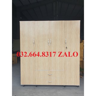 Tủ nhựa đài loan 4 cánh c1m8x1m6x47