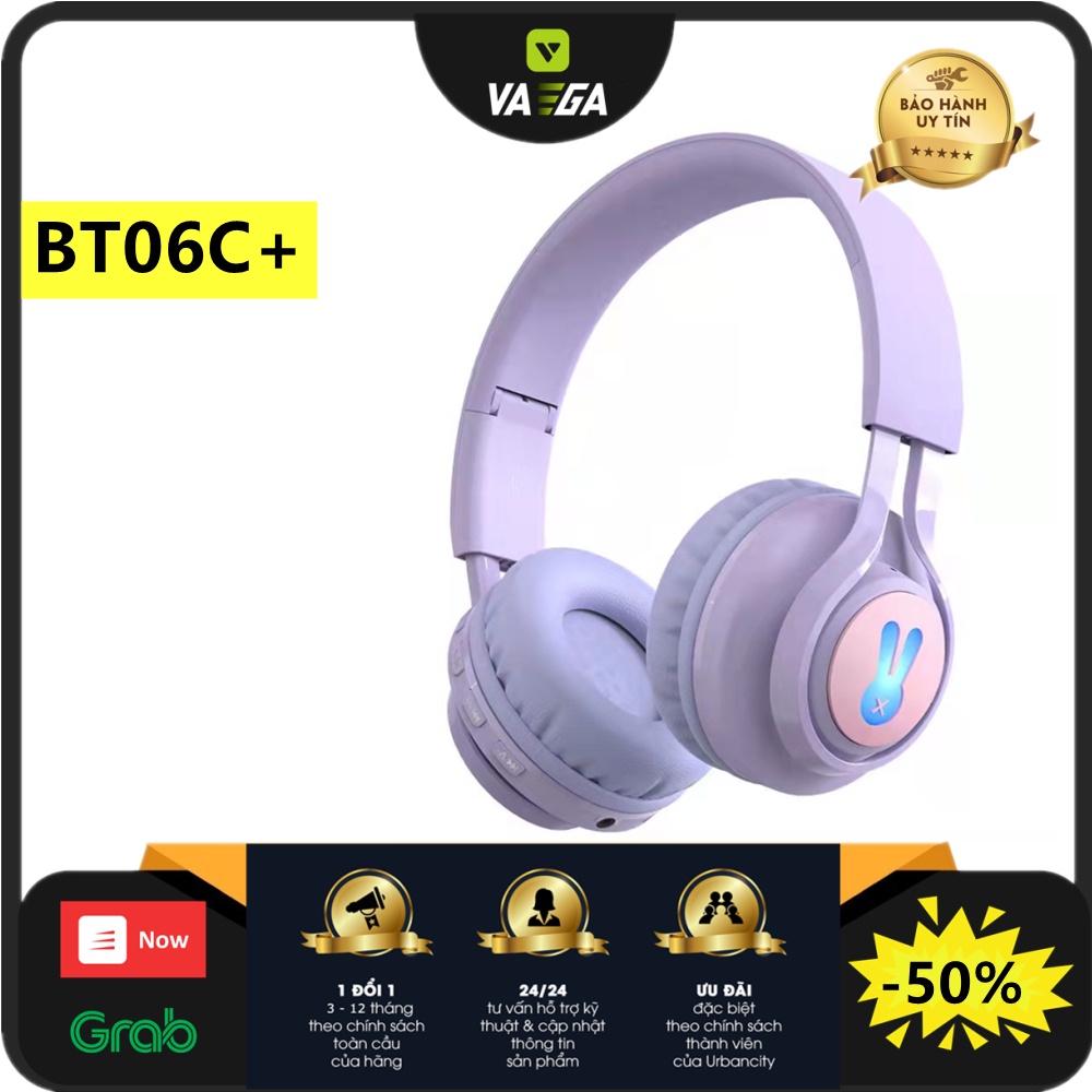 Tai nghe chụp tai BLUEWOW BT06C+ Pro hỗ trợ bluetooth, Âm thanh cực đỉnh, sống động