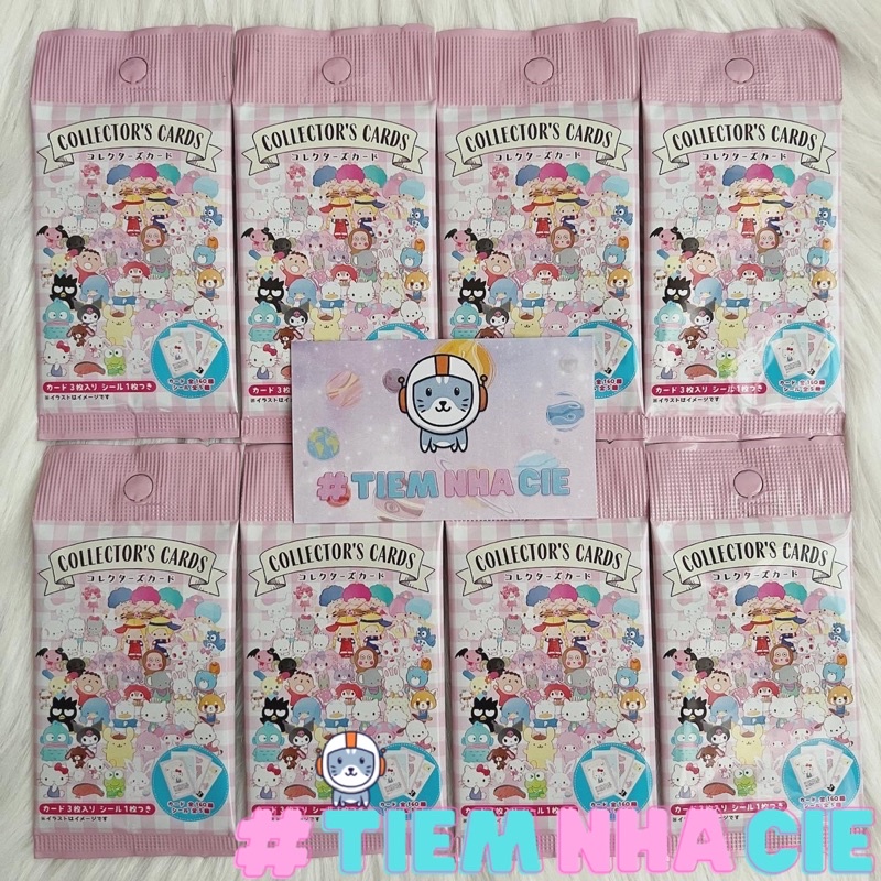 Thẻ nhân phẩm nhân vật Sanrio Hello Kitty, Cinnamoroll, Korumi,… Nhật Bản