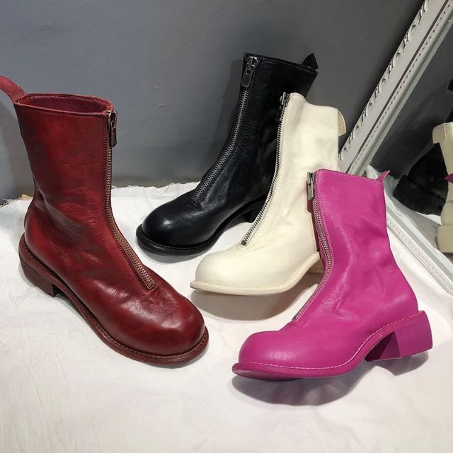 Giày boot guidi PL1 PL2 PL3 310 410 khóa trước cao cấp da ngựa thật