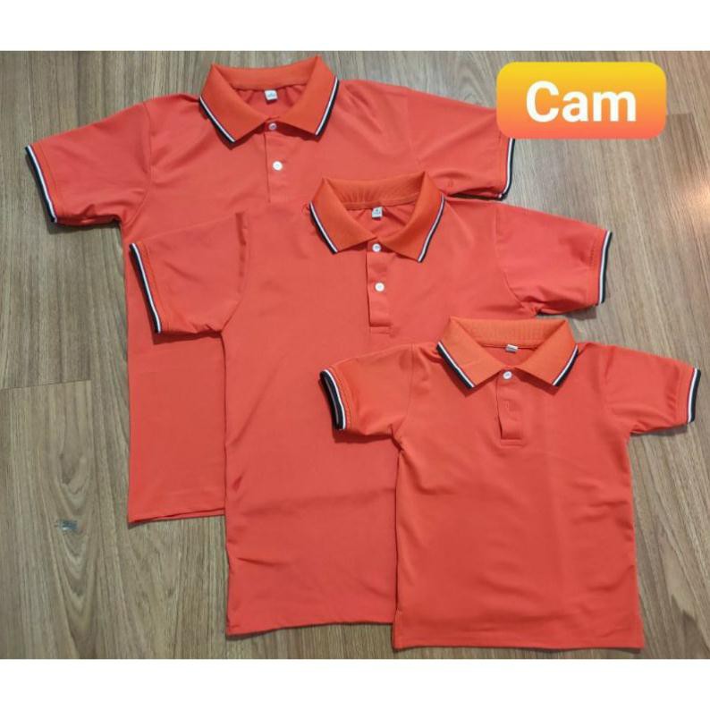 Áo thun polo cá sấu có cổ nam nữ - đồng phục gia đình  3 4 5 người chất  co giãn tốt loại 1