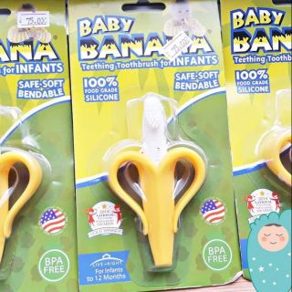 Gặm nứu Banana kèm bàn chải( Usa)