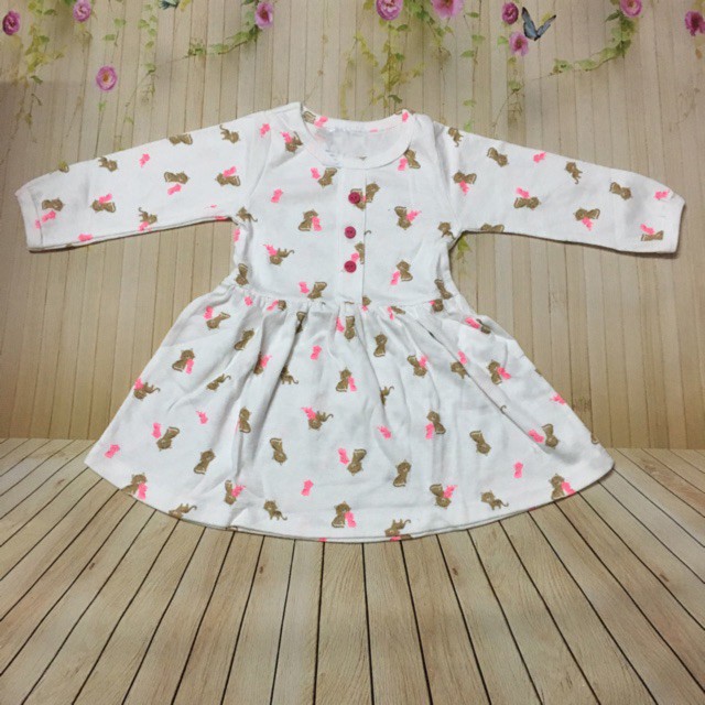 Váy thu bé gái size 1-7 vải xuất xịn bao đẹp Song An Eco chọn mầu Ib