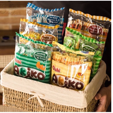 Bánh que Oishi đủ vị gói 160g