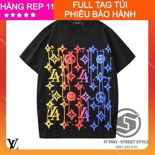 ⚡️[Freeship - Full Tag Túi]⚡️ ÁO tee LV cao cấp full tag túi, áo tee Louis Vui tươi