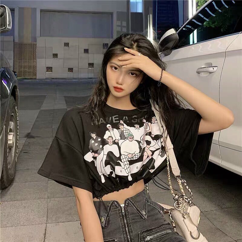 ÁO THUN IN CROPTOP HOT BG91020