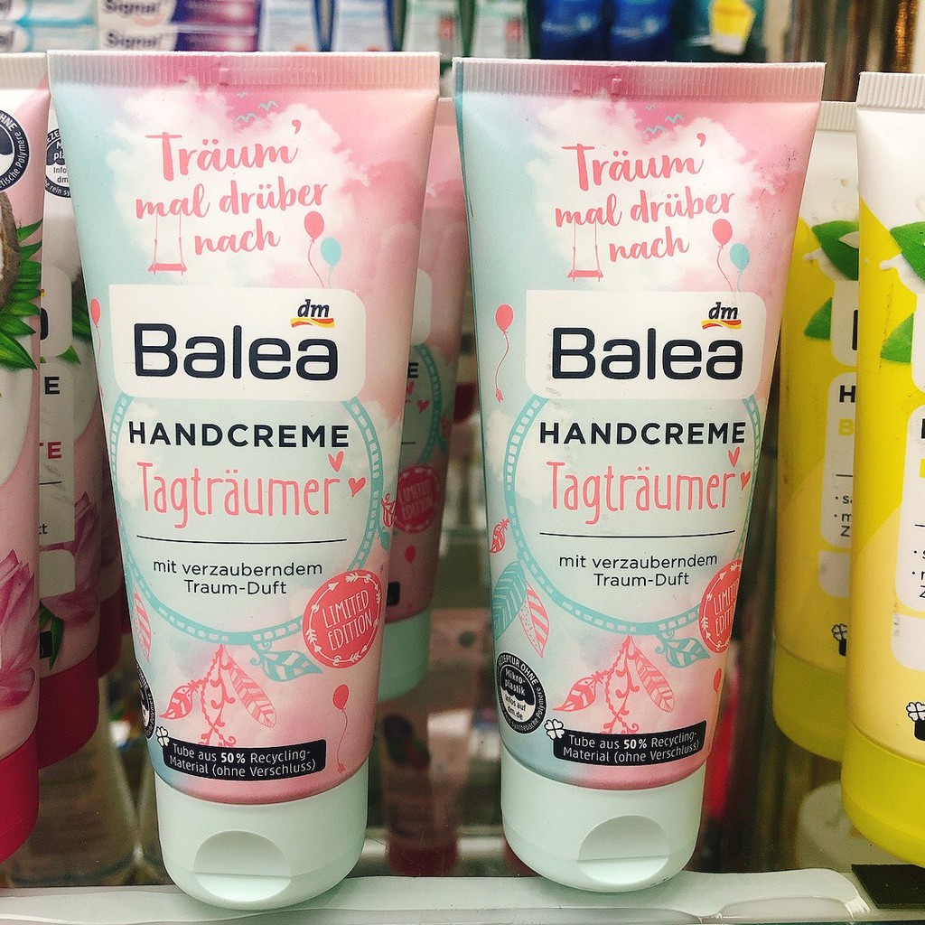 [HÀNG ĐỨC] Kem dưỡng da tay balea Đức 100ml Vitamin C, Oliu, Lemon, Lotus, Kamill,...