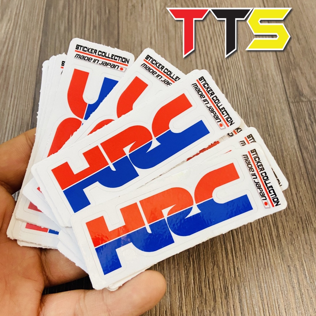 Tem logo nhựa pvc chống nước sử dụng dán trang trí xe máy, nón bảo hiểm SHOWA, POLINI, HRC, REPSON