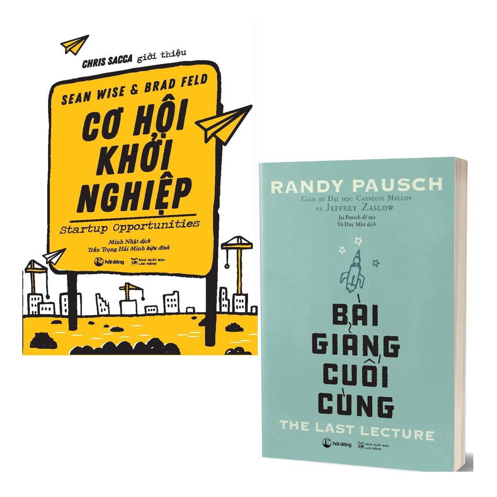 Combo Sách Cơ Hội Khởi Nghiệp + Bài Giảng Cuối Cùng