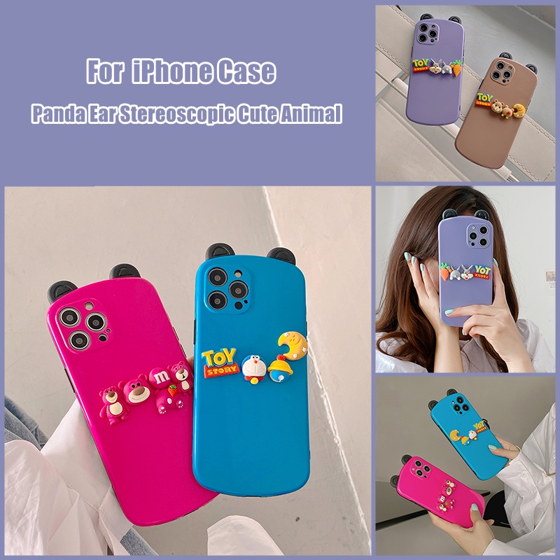 Ốp Điện Thoại Bảo Vệ Toàn Diện Chống Rơi Hình Tai Gấu Cho Iphone 12 Pro Max 12pro 12 Mini Se2020 11pro Max 11pro 11 Ix Xr Xs Max 7 8 Plus | BigBuy360 - bigbuy360.vn