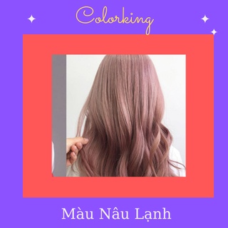 Thuốc nhuộm tóc nâu lạnh - colorking